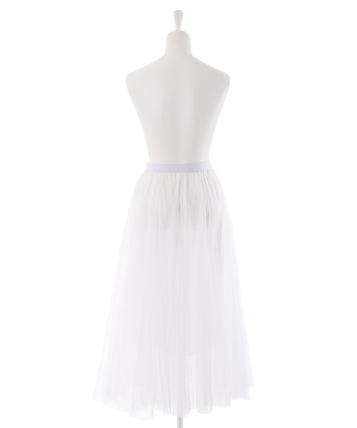 Narcissus（ナルシス）の「【Narcissus】チュールスカート（スカート・レディース・ホワイト/ブラック・FREE）」の3枚目の写真