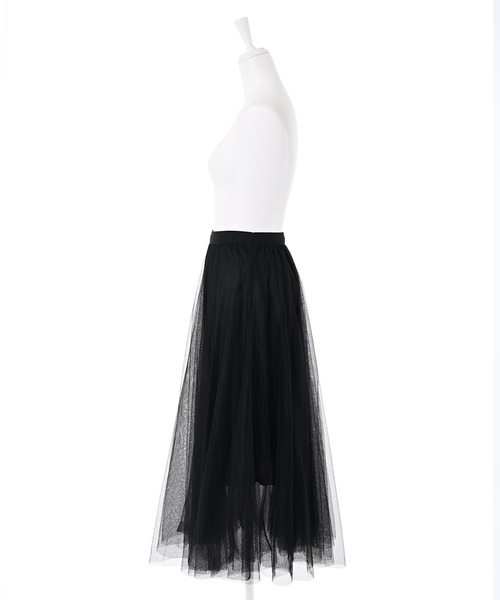 Narcissus（ナルシス）の「【Narcissus】チュールスカート（スカート・レディース・ホワイト/ブラック・FREE）」の8枚目の写真