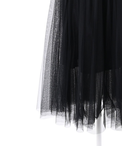 Narcissus（ナルシス）の「【Narcissus】チュールスカート（スカート・レディース・ホワイト/ブラック・FREE）」の10枚目の写真