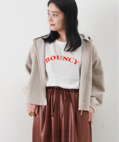 malla(マーラ)の「malla マーラ ブークレダンボールパーカー(パーカー・レディース・ライトグレー/ブラック/オレンジ・FREE)」の3枚目の写真