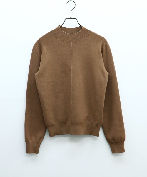 HER CLOSET(ハークローゼット)の「【shemoshelly】フロントピンタックロングスリーブニット(ニット/セーター・レディース・ブラック/ダークグリーン/ブラウン/ブルー/アイボリー/グレイッシュベージュ・M)」の11枚目の写真
