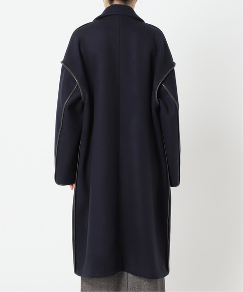 CITYSHOP（シティーショップ）の「OUT-SEAM PIPING コート（その他アウター・レディース・ブラック/ネイビー・FREE）」の12枚目の写真