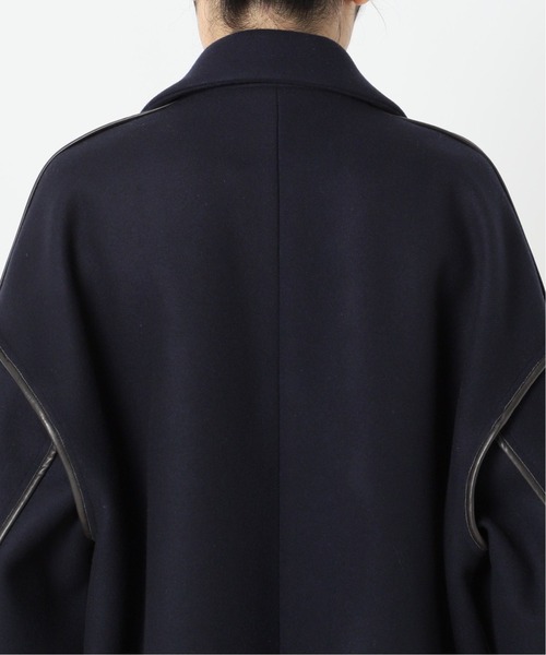 CITYSHOP（シティーショップ）の「OUT-SEAM PIPING コート（その他アウター・レディース・ブラック/ネイビー・FREE）」の10枚目の写真