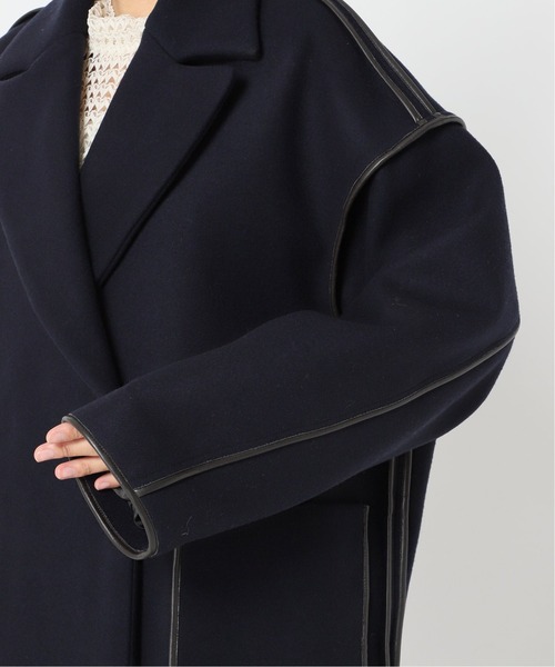 CITYSHOP（シティーショップ）の「OUT-SEAM PIPING コート（その他アウター・レディース・ブラック/ネイビー・FREE）」の20枚目の写真