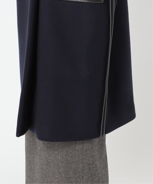 CITYSHOP（シティーショップ）の「OUT-SEAM PIPING コート（その他アウター・レディース・ブラック/ネイビー・FREE）」の4枚目の写真