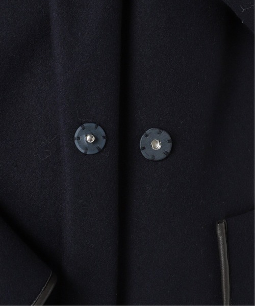 CITYSHOP（シティーショップ）の「OUT-SEAM PIPING コート（その他アウター・レディース・ブラック/ネイビー・FREE）」の9枚目の写真