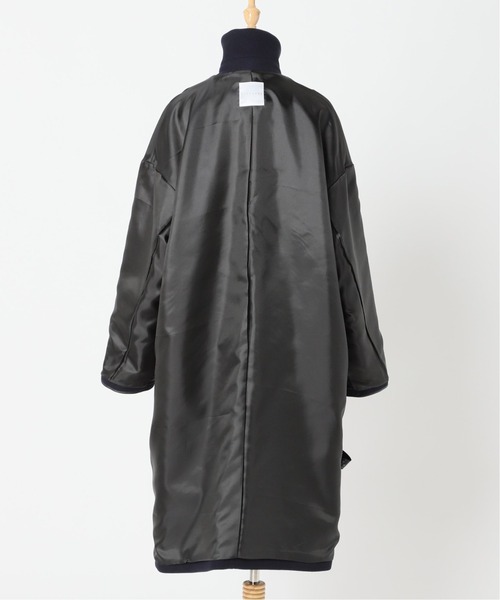 CITYSHOP（シティーショップ）の「OUT-SEAM PIPING コート（その他アウター・レディース・ブラック/ネイビー・FREE）」の7枚目の写真