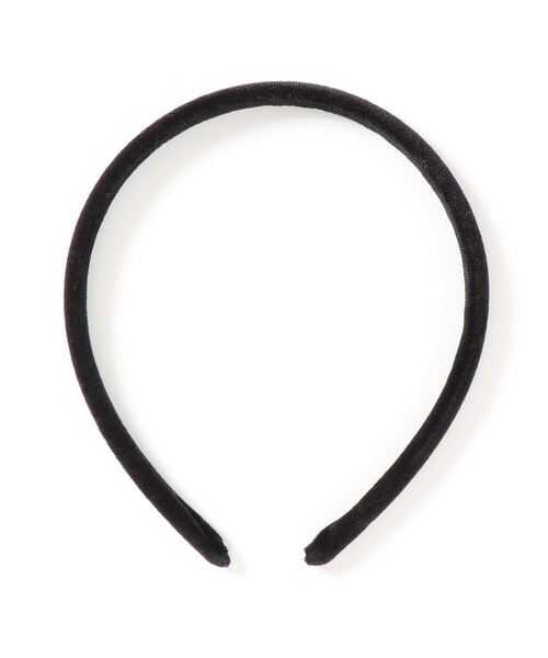 NATURAL BEAUTY BASIC（ナチュラルビューティーベーシック）の「ベルベットナローカチューシャ（カチューシャ・レディース・ブラック/グリーン・ﾌﾘ-）」の2枚目の写真