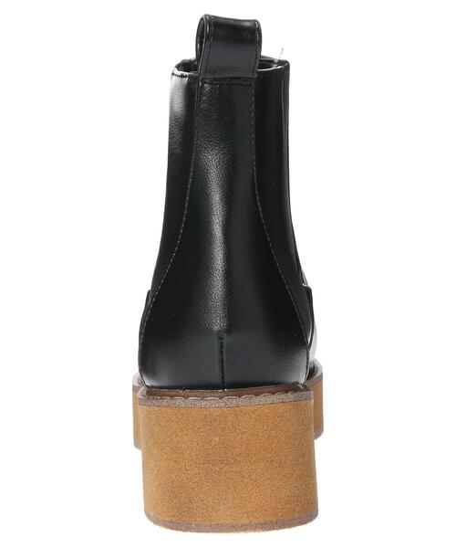 Green Parks(グリーンパークス)の「・minia サイドゴアブーツ*(ブーツ・レディース・ブラック・LL/S/M/L)」の7枚目の写真