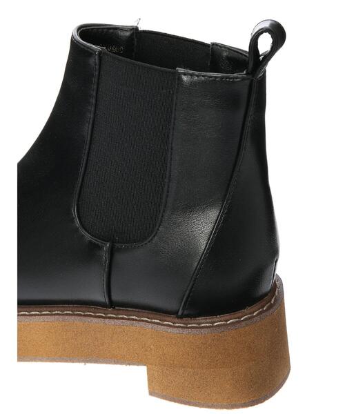 Green Parks(グリーンパークス)の「・minia サイドゴアブーツ*(ブーツ・レディース・ブラック・LL/S/M/L)」の10枚目の写真