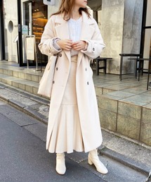 one after another NICE CLAUP | 【WEB限定商品】ロングトレンチコート(チェスターコート)