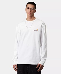 Carhartt WIP/カーハートダブリューアイピー ロンTee/無地Tee オーガニックコットン ルーズシルエット I029955
