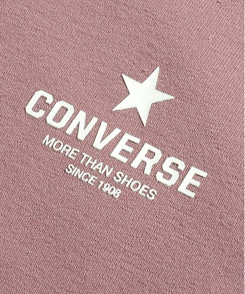 CONVERSE（コンバース）の「【neos -addictive design-】CONVERSE コンバース ルーズシルエット ロゴ スウェット ロング ワンピース（ワンピース・レディース・チャコールグレー/パープル/オフホワイト・MEDIUM/LARGE）」の21枚目の写真