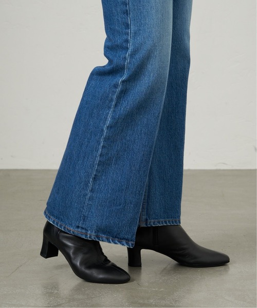 LE TALON（ルタロン）の「GRISE 5.5cmレザーソフトショートブーツ◆（ブーツ・レディース・ブラック系その他/アイボリー/ブラウン・MEDIUM/LARGE/SMALL/X-LARGE）」の11枚目の写真