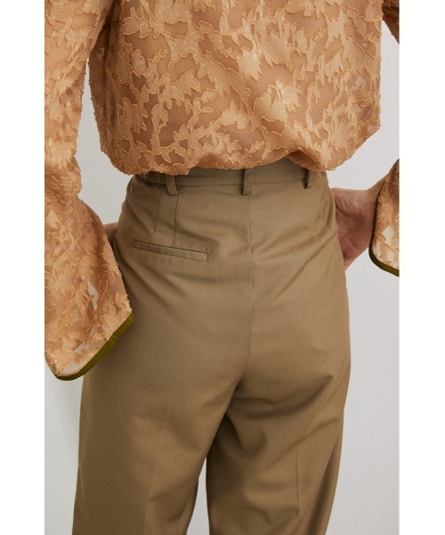 STYLEMIXER(スタイルミキサー)の「ダブルタックパンツ(スラックス・レディース・ダークネイビー/ベージュ・SMALL/MEDIUM/X-SMALL)」の10枚目の写真