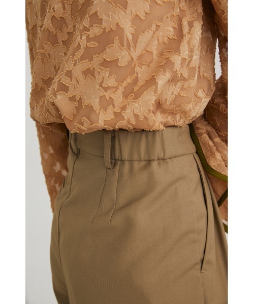 STYLEMIXER(スタイルミキサー)の「ダブルタックパンツ(スラックス・レディース・ダークネイビー/ベージュ・SMALL/MEDIUM/X-SMALL)」の19枚目の写真