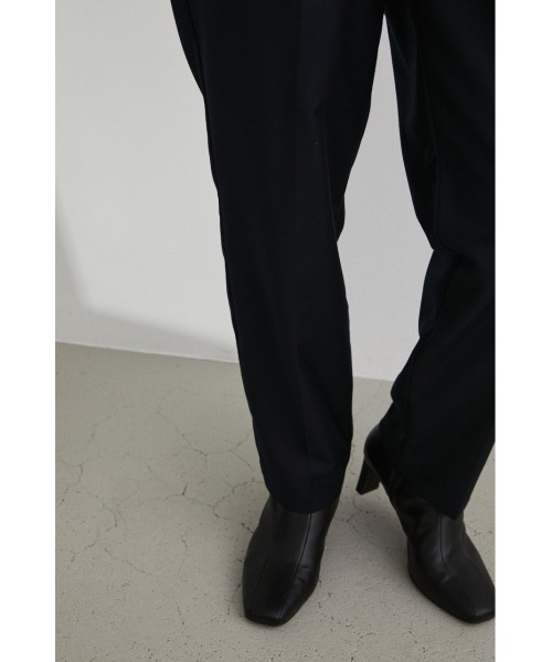 STYLEMIXER(スタイルミキサー)の「ダブルタックパンツ(スラックス・レディース・ダークネイビー/ベージュ・SMALL/MEDIUM/X-SMALL)」の18枚目の写真