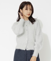 NATURAL BEAUTY BASIC | ミックスヤーン×シャギーカーディガン(カーディガン/ボレロ)