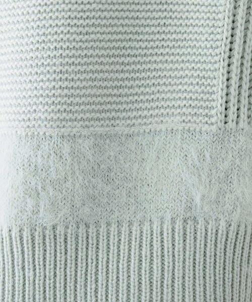 SHOO・LA・RUE（シューラルー）の「◆パッチワーク風デザインニットプルオーバー（ニット/セーター・レディース・ライトグリーン/ナチュラル/ダークブラウン・00）」の12枚目の写真