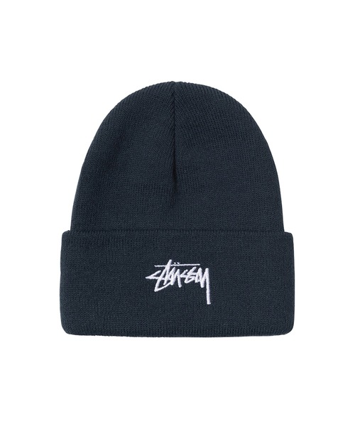STUSSY（ステューシー）の「Stock Cuff Beanie（ニットキャップ/ビーニー・メンズ・ブラウン系その他/ブラック/ヘザーグレー/グリーン系その他/ピンク/ネイビー・ONE SIZE）」の5枚目の写真