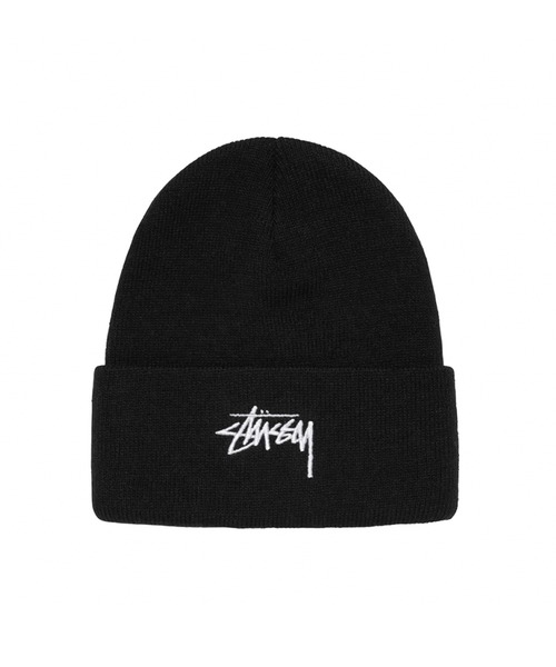 STUSSY（ステューシー）の「Stock Cuff Beanie（ニットキャップ/ビーニー・メンズ・ブラウン系その他/ブラック/ヘザーグレー/グリーン系その他/ピンク/ネイビー・ONE SIZE）」の2枚目の写真