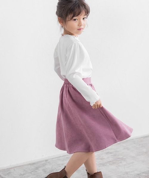 lulpini（ルルピー二）の「kids　コーデュロイ2wayジャンパースカート（スカート・キッズ・ピンク/ミント・S/M/L）」の20枚目の写真