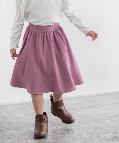 lulpini（ルルピー二）の「kids　コーデュロイ2wayジャンパースカート（スカート・キッズ・ピンク/ミント・S/M/L）」の10枚目の写真