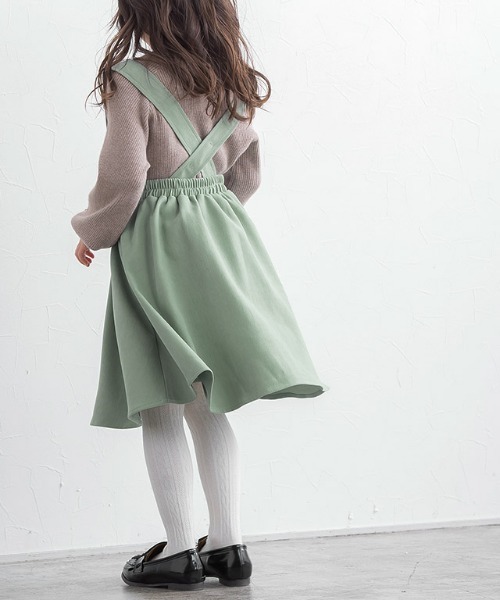lulpini（ルルピー二）の「kids　コーデュロイ2wayジャンパースカート（スカート・キッズ・ピンク/ミント・S/M/L）」の14枚目の写真