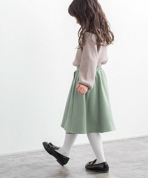 lulpini（ルルピー二）の「kids　コーデュロイ2wayジャンパースカート（スカート・キッズ・ピンク/ミント・S/M/L）」の11枚目の写真