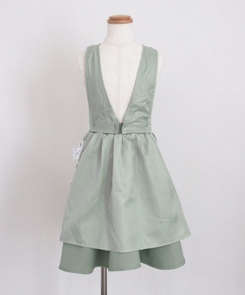 lulpini（ルルピー二）の「kids　コーデュロイ2wayジャンパースカート（スカート・キッズ・ピンク/ミント・S/M/L）」の12枚目の写真