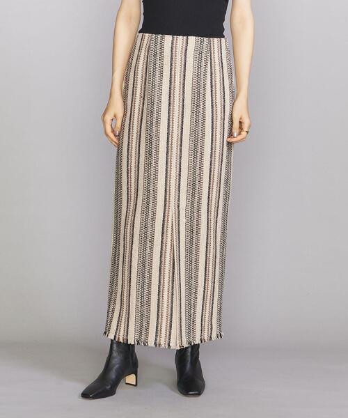 BEAUTY&YOUTH UNITED ARROWS(ビューティーアンドユースユナイテッドアローズ)の「BY ストライプツイード タイトスカート(スカート・レディース・ベージュ・S/M)」の5枚目の写真