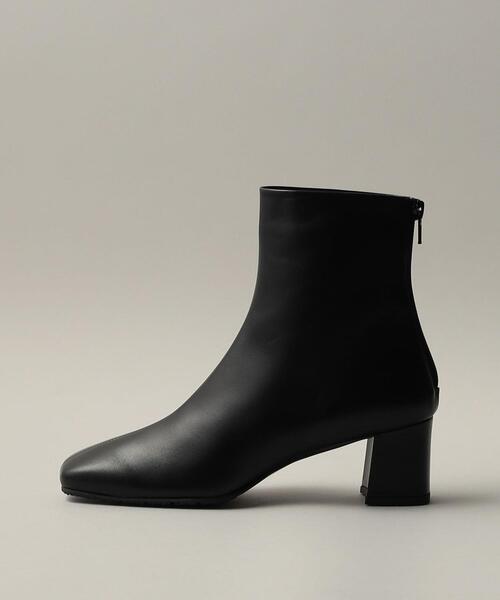 ODETTE E ODILE(オデットエオディール)の「スクエアトゥ ショートブーツ55*↓↑(ブーツ・レディース・ベージュ/モカ/ブラック・23.5cm/24cm/23cm/21.5cm/22cm/22.5cm/24.5cm/25cm)」の6枚目の写真