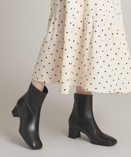 ODETTE E ODILE(オデットエオディール)の「スクエアトゥ ショートブーツ55*↓↑(ブーツ・レディース・ベージュ/モカ/ブラック・23.5cm/24cm/23cm/21.5cm/22cm/22.5cm/24.5cm/25cm)」の13枚目の写真