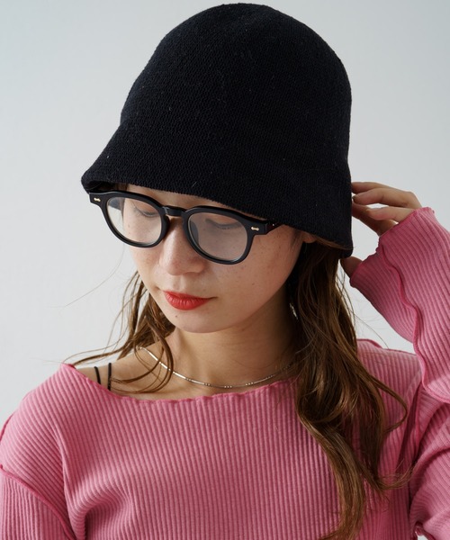 Kastane（カスタネ）の「太フレームメガネ（メガネ・レディース・ブラウン/ブラック/クリア・FREE）」の12枚目の写真