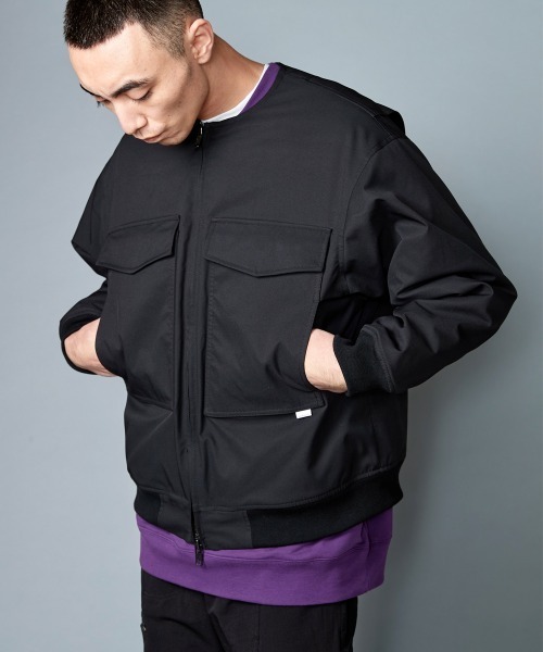 rehacer : Big Pocket Bomber Jacket/ ビッグポケットボマージャケット