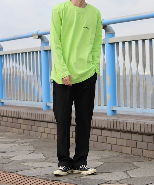 L'DEZA(エルデゼ)の「オーバーサイズ プリントロンT(Tシャツ/カットソー・レディース・ホワイト/ライム・L/XXL)」の18枚目の写真