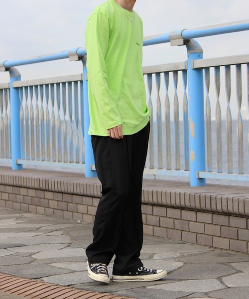L'DEZA(エルデゼ)の「オーバーサイズ プリントロンT(Tシャツ/カットソー・レディース・ホワイト/ライム・L/XXL)」の19枚目の写真