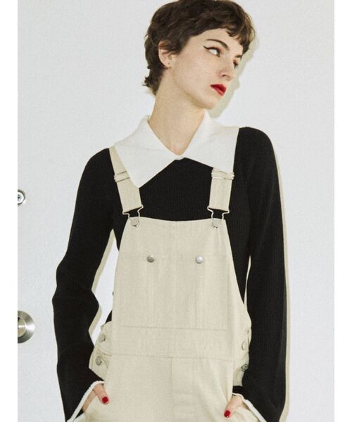 jouetie（ジュエティ）の「バイカラーニット【WEB限定】（ニット/セーター・レディース・ブラック/ブルー/パープル・MEDIUM）」の2枚目の写真