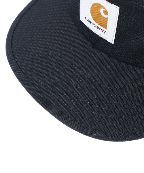 Carhartt WIP(カーハートダブリューアイピー)の「Carhartt WIP/カーハートダブリューアイピー BACKLEY CAP ジェットキャップ バックレーキャップ ブランドロゴ(キャップ・メンズ・ブラック/ベージュ/ネイビー・ONE SIZE)」の6枚目の写真
