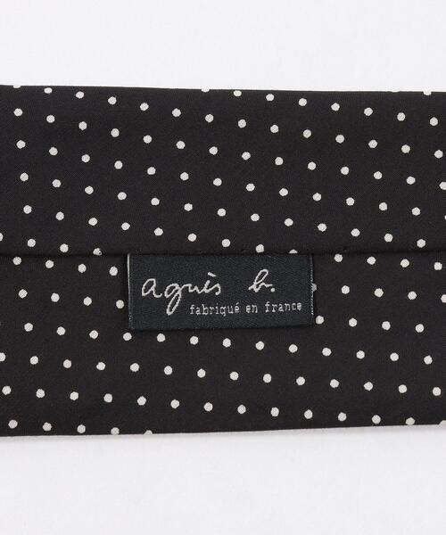 agnes b.（アニエスベー）の「IZ74 CRAVATE ドットネクタイ（ネクタイ・メンズ・ブラック・UNI）」の5枚目の写真