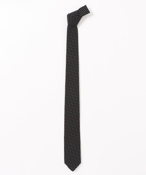 agnes b.（アニエスベー）の「IZ74 CRAVATE ドットネクタイ（ネクタイ・メンズ・ブラック・UNI）」の6枚目の写真