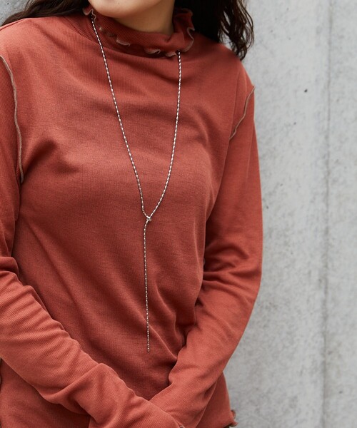 FREAK'S STORE(フリークスストア)の「【限定展開】3WAYドロップチェーンネックレス(ネックレス・レディース・シルバー/ゴールド・ONE SIZE)」の4枚目の写真