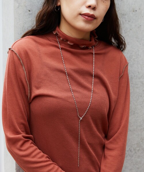 FREAK'S STORE(フリークスストア)の「【限定展開】3WAYドロップチェーンネックレス(ネックレス・レディース・シルバー/ゴールド・ONE SIZE)」の7枚目の写真