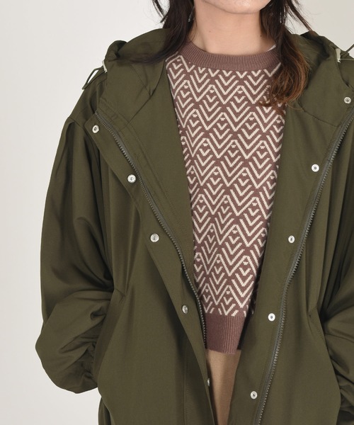 w closet（ダブルクローゼット）の「撥水加工ビックマウンテンパーカー（マウンテンパーカー・レディース・アイボリー・FREE）」の22枚目の写真