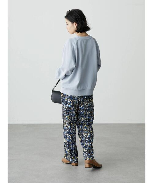 AMERICAN HOLIC（アメリカンホリック）の「刺繍ロゴラグラン裏毛プルオーバー（スウェット・レディース・サックスブルー/アイボリー・M/L）」の12枚目の写真