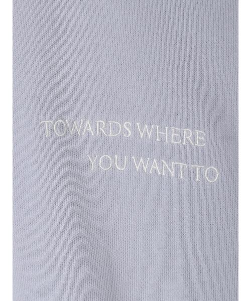 AMERICAN HOLIC（アメリカンホリック）の「刺繍ロゴラグラン裏毛プルオーバー（スウェット・レディース・サックスブルー/アイボリー・M/L）」の19枚目の写真