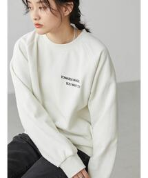 AMERICAN HOLIC | 刺繍ロゴラグラン裏毛プルオーバー(スウェット)