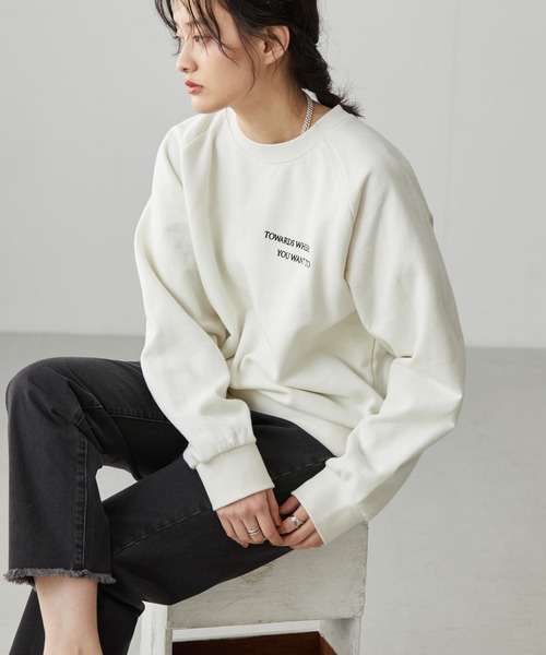 AMERICAN HOLIC（アメリカンホリック）の「刺繍ロゴラグラン裏毛プル