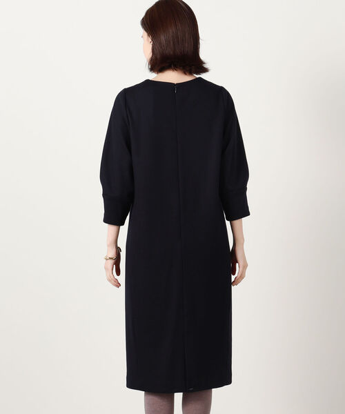 セール】パール付き圧縮ウールワンピース（ワンピース）｜NOLLEY'S