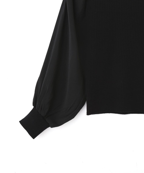 PROPORTION BODY DRESSING（プロポーションボディドレッシング）の「シアースリーブリブニット / 1212170201（ニット/セーター・レディース・ホワイト系その他/パープル系その他/ブラック・MEDIUM/SMALL）」の21枚目の写真